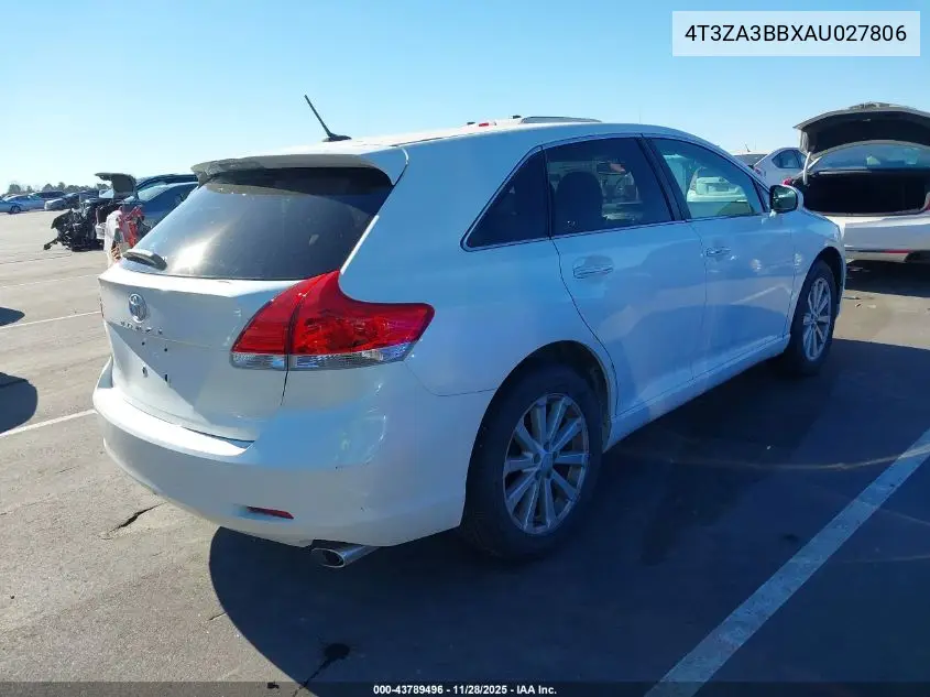 4T3ZA3BBXAU027806 2010 Toyota Venza