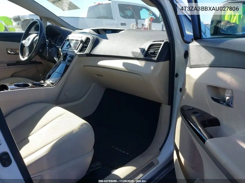 4T3ZA3BBXAU027806 2010 Toyota Venza