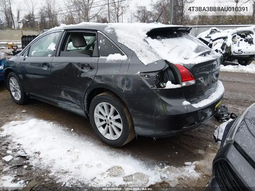 4T3BA3BB8AU010391 2010 Toyota Venza