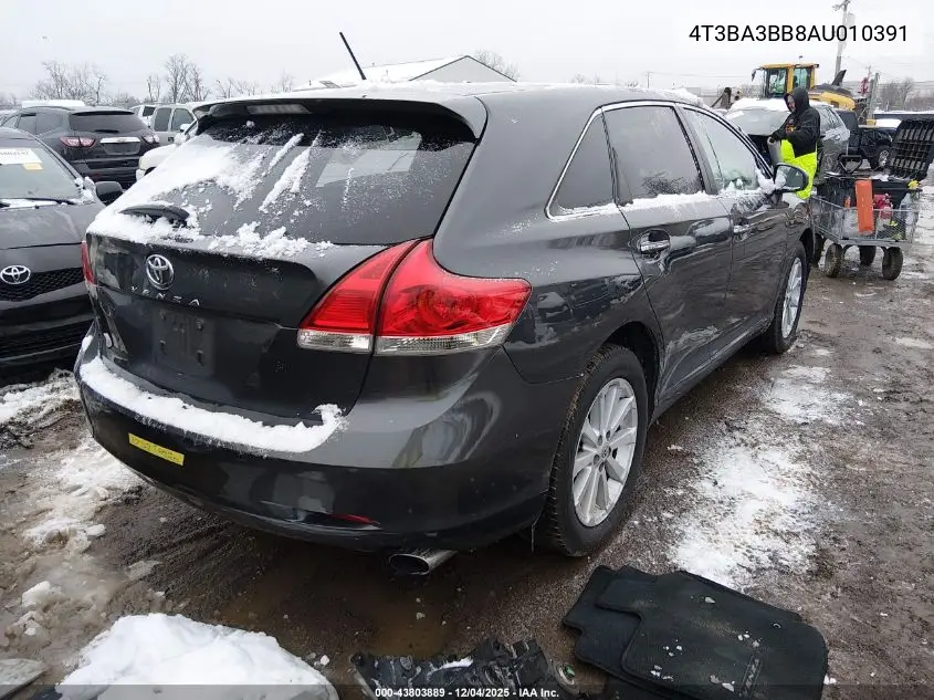 4T3BA3BB8AU010391 2010 Toyota Venza