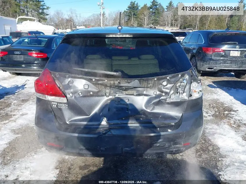 4T3ZK3BB9AU025848 2010 Toyota Venza Base V6