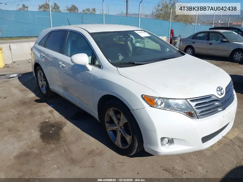 4T3BK3BB7AU042438 2010 Toyota Venza Base V6