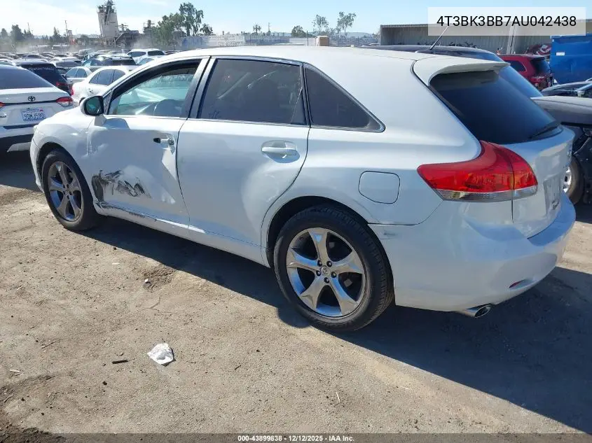 4T3BK3BB7AU042438 2010 Toyota Venza Base V6