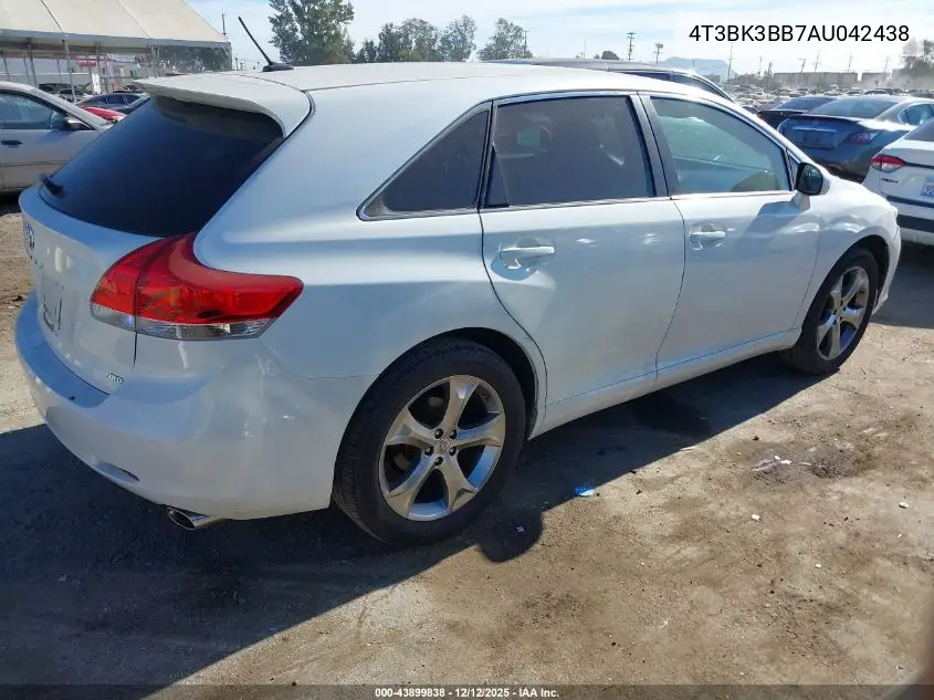 4T3BK3BB7AU042438 2010 Toyota Venza Base V6