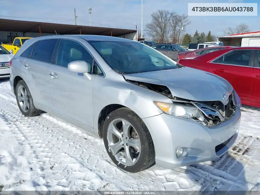 4T3BK3BB6AU043788 2010 Toyota Venza Base V6