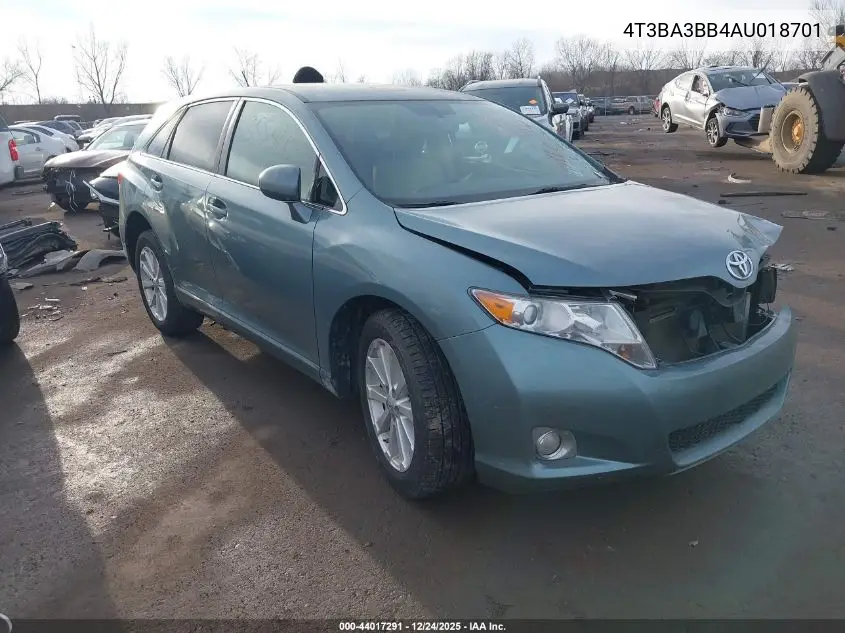 4T3BA3BB4AU018701 2010 Toyota Venza