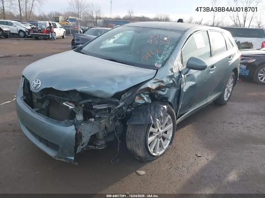 4T3BA3BB4AU018701 2010 Toyota Venza