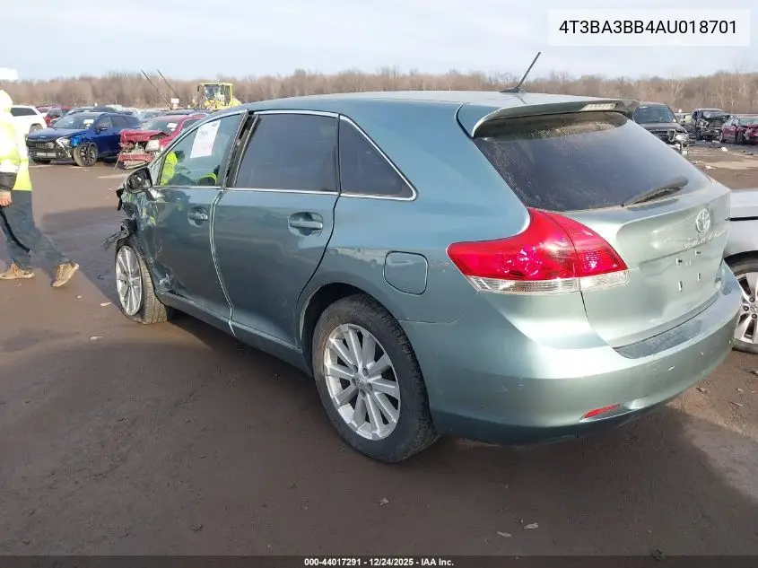4T3BA3BB4AU018701 2010 Toyota Venza