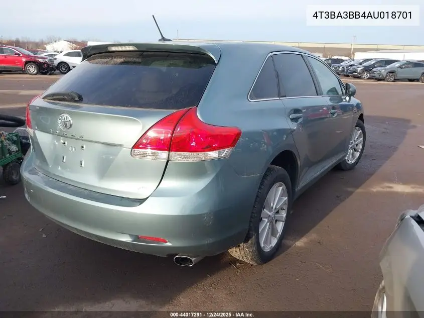4T3BA3BB4AU018701 2010 Toyota Venza