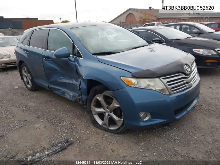 4T3BK3BB0BU052620 2011 Toyota Venza