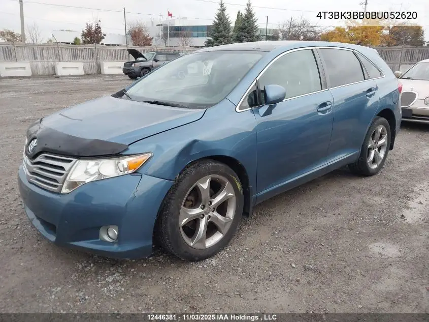 4T3BK3BB0BU052620 2011 Toyota Venza