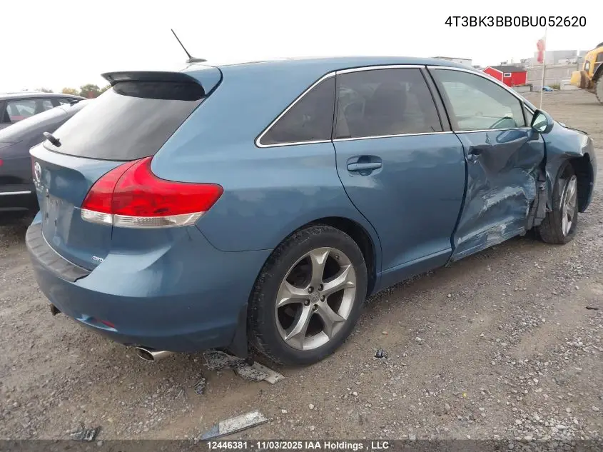 4T3BK3BB0BU052620 2011 Toyota Venza
