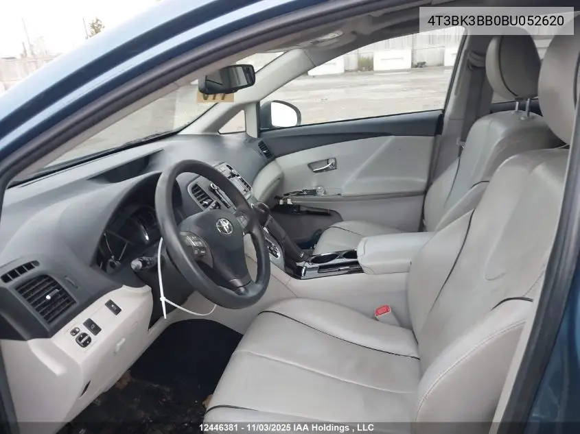 4T3BK3BB0BU052620 2011 Toyota Venza