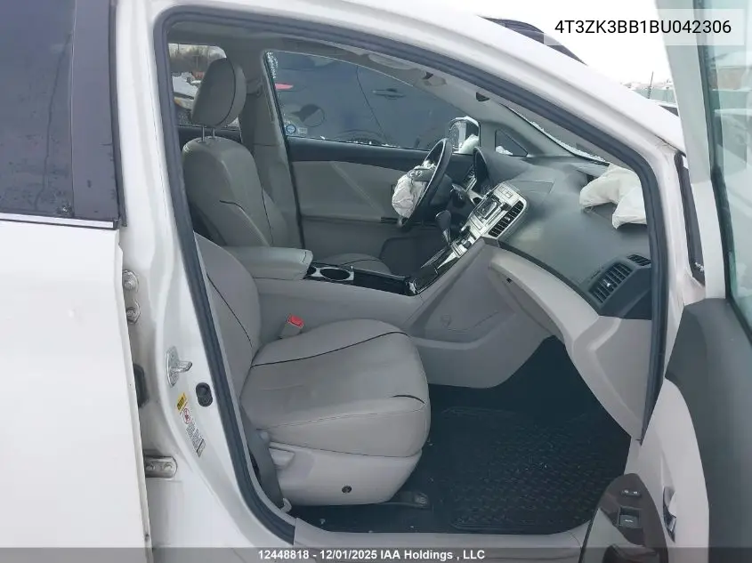 4T3ZK3BB1BU042306 2011 Toyota Venza