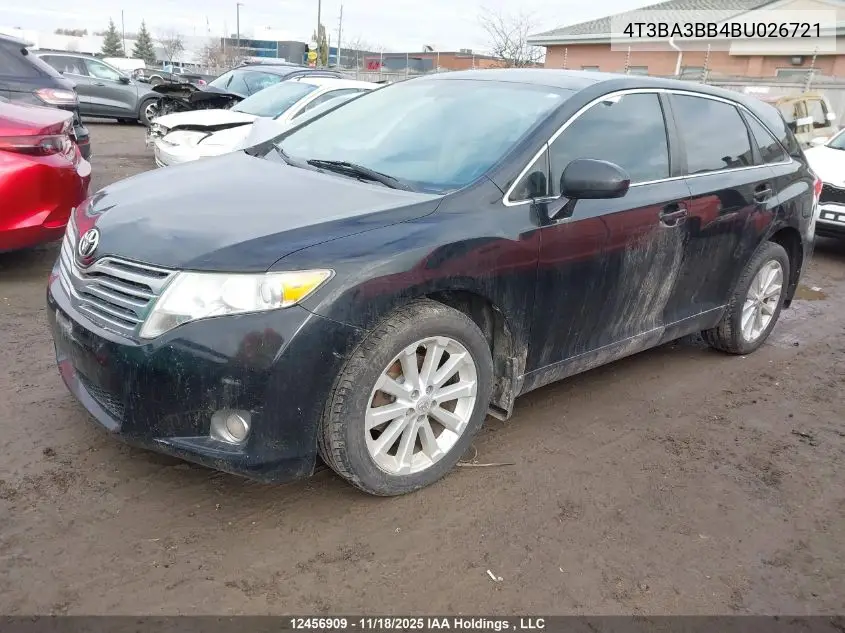 4T3BA3BB4BU026721 2011 Toyota Venza
