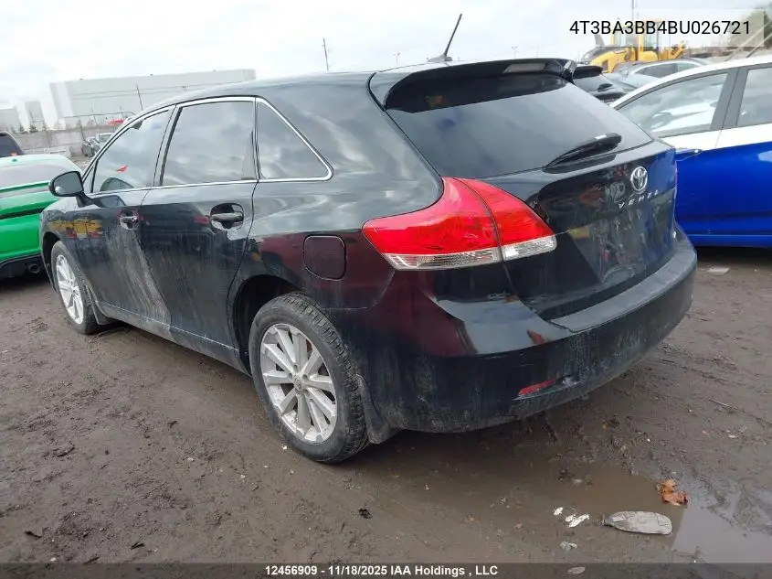 4T3BA3BB4BU026721 2011 Toyota Venza