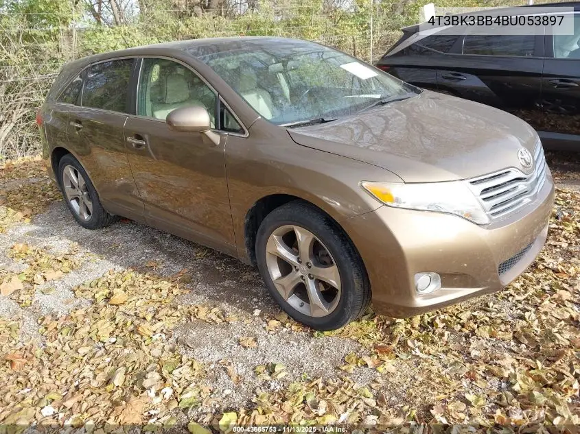 4T3BK3BB4BU053897 2011 Toyota Venza Base V6