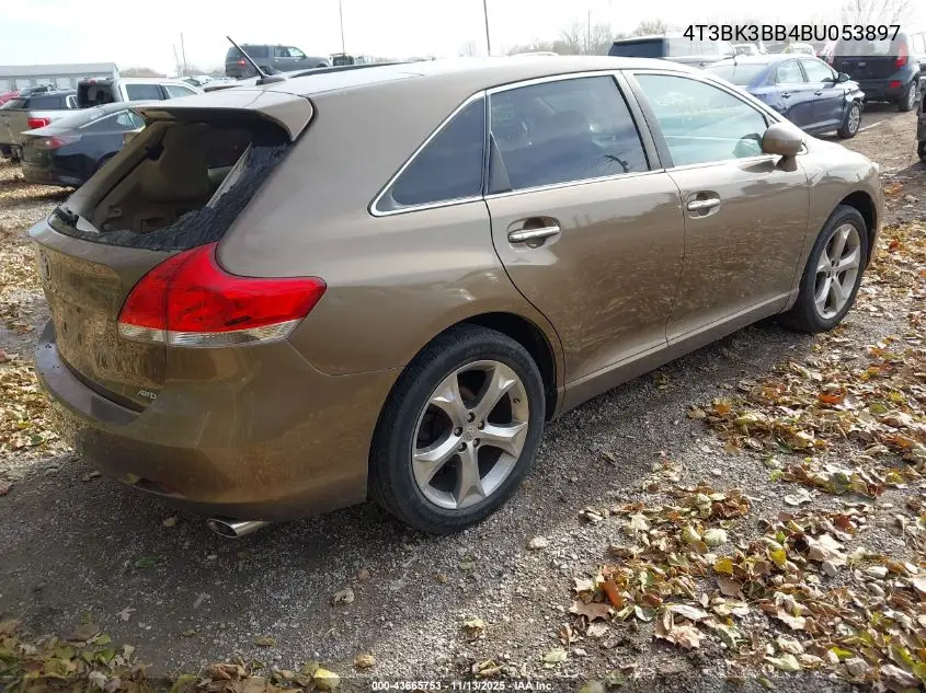 4T3BK3BB4BU053897 2011 Toyota Venza Base V6