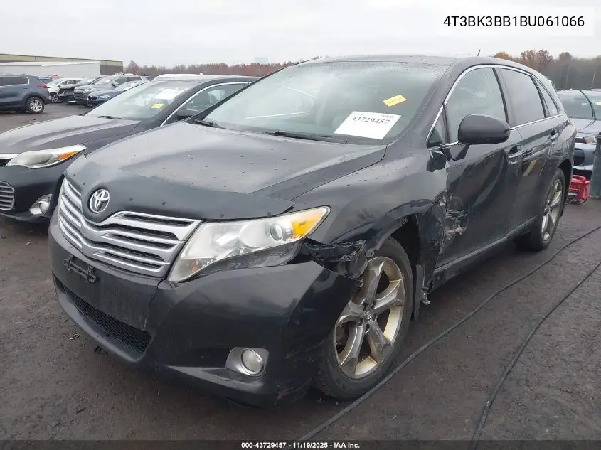 4T3BK3BB1BU061066 2011 Toyota Venza Base V6
