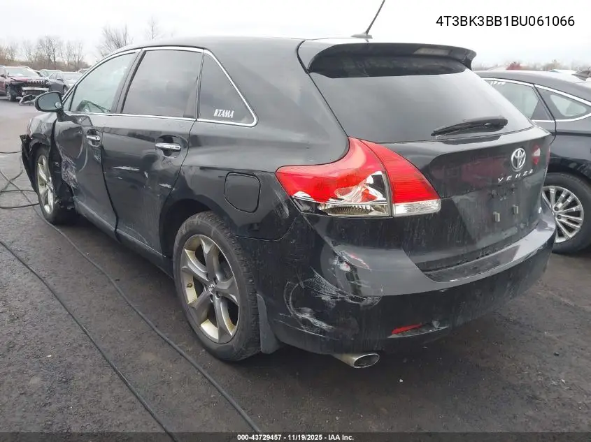 4T3BK3BB1BU061066 2011 Toyota Venza Base V6