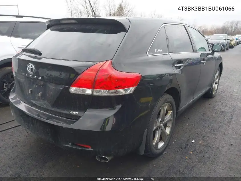 4T3BK3BB1BU061066 2011 Toyota Venza Base V6