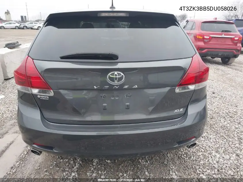 4T3ZK3BB5DU058026 2013 Toyota Venza Xle V6