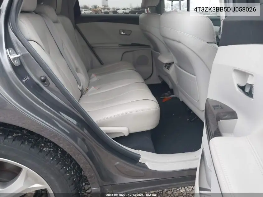 4T3ZK3BB5DU058026 2013 Toyota Venza Xle V6