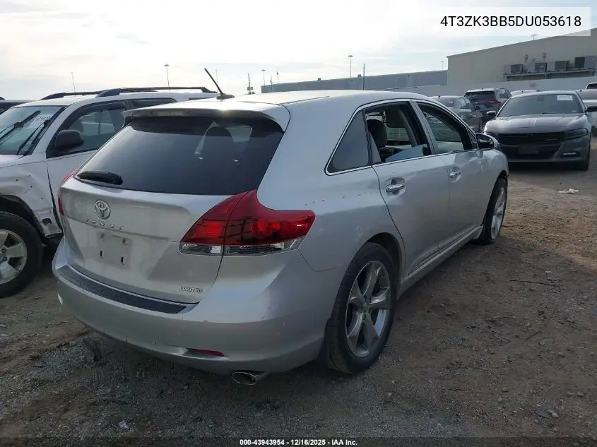 4T3ZK3BB5DU053618 2013 Toyota Venza Limited V6