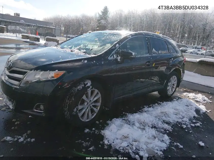 4T3BA3BB5DU034328 2013 Toyota Venza Le