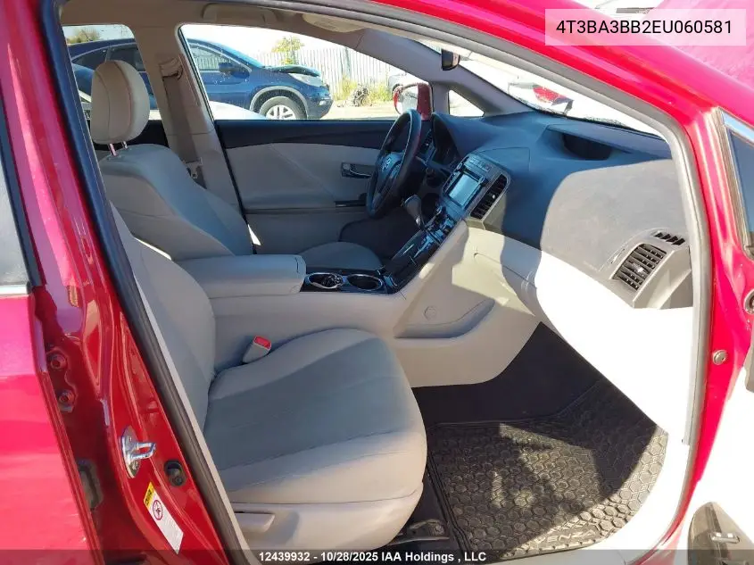 4T3BA3BB2EU060581 2014 Toyota Venza