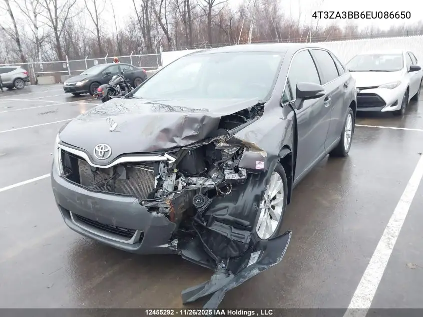 4T3ZA3BB6EU086650 2014 Toyota Venza Le/Xle