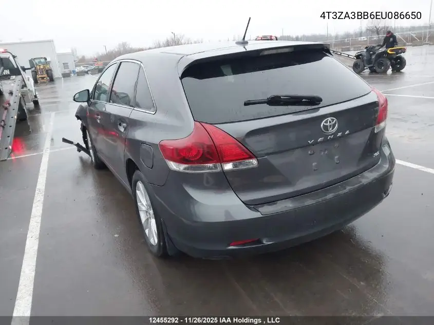4T3ZA3BB6EU086650 2014 Toyota Venza Le/Xle