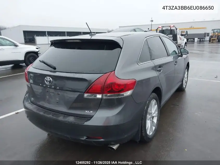 4T3ZA3BB6EU086650 2014 Toyota Venza Le/Xle