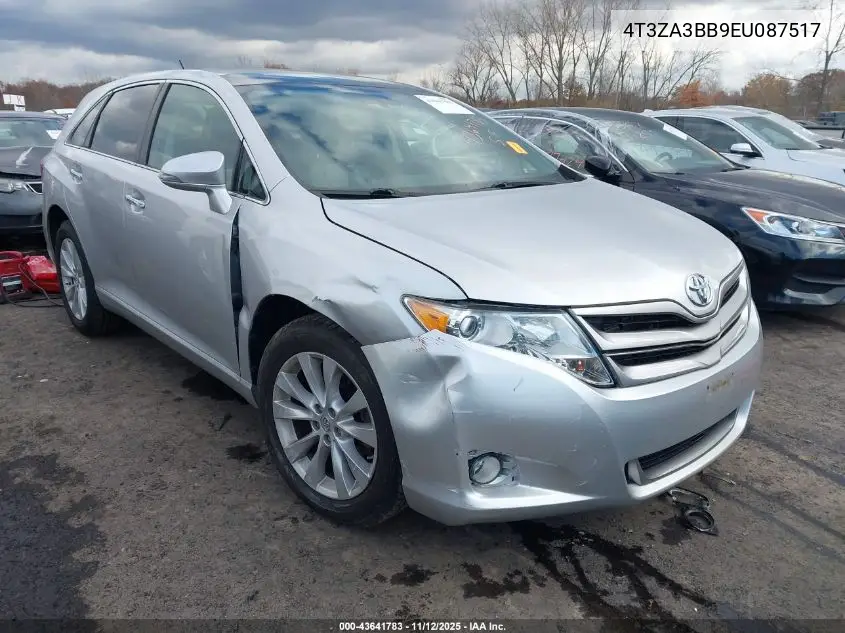 4T3ZA3BB9EU087517 2014 Toyota Venza Xle