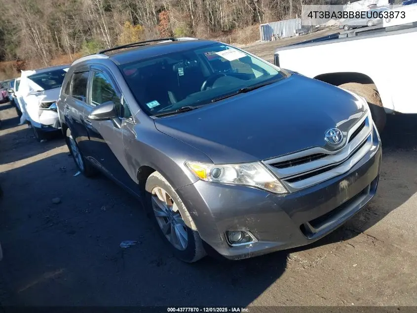 4T3BA3BB8EU063873 2014 Toyota Venza Le