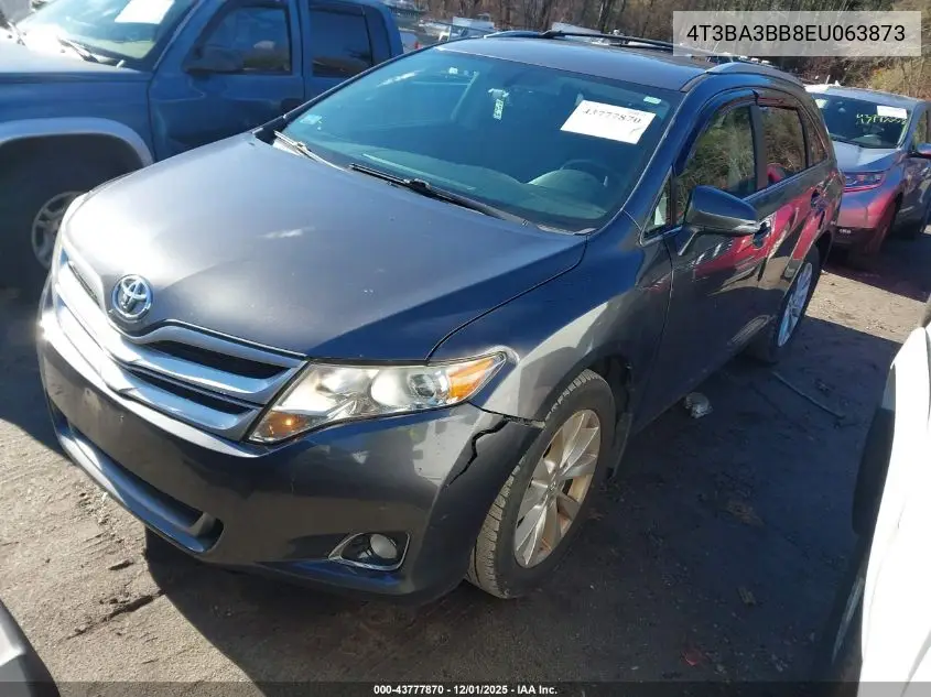 4T3BA3BB8EU063873 2014 Toyota Venza Le