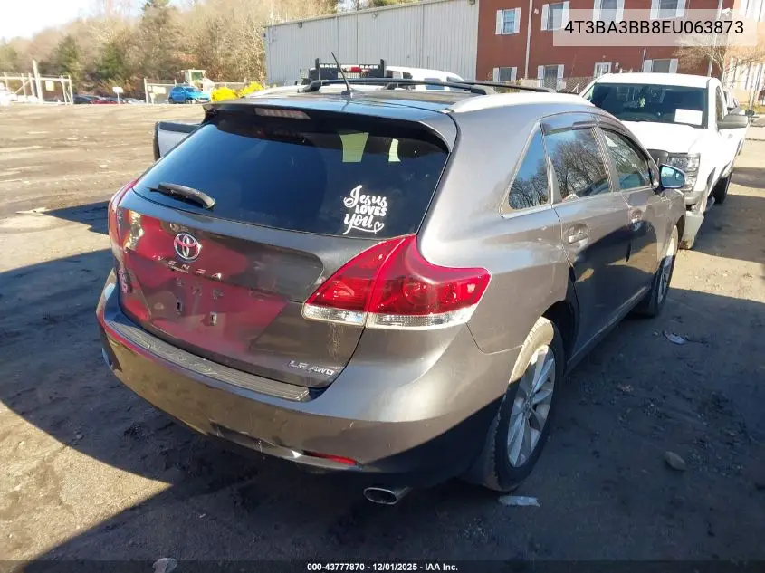 4T3BA3BB8EU063873 2014 Toyota Venza Le