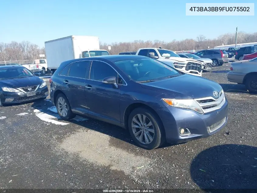 4T3BA3BB9FU075502 2015 Toyota Venza Xle