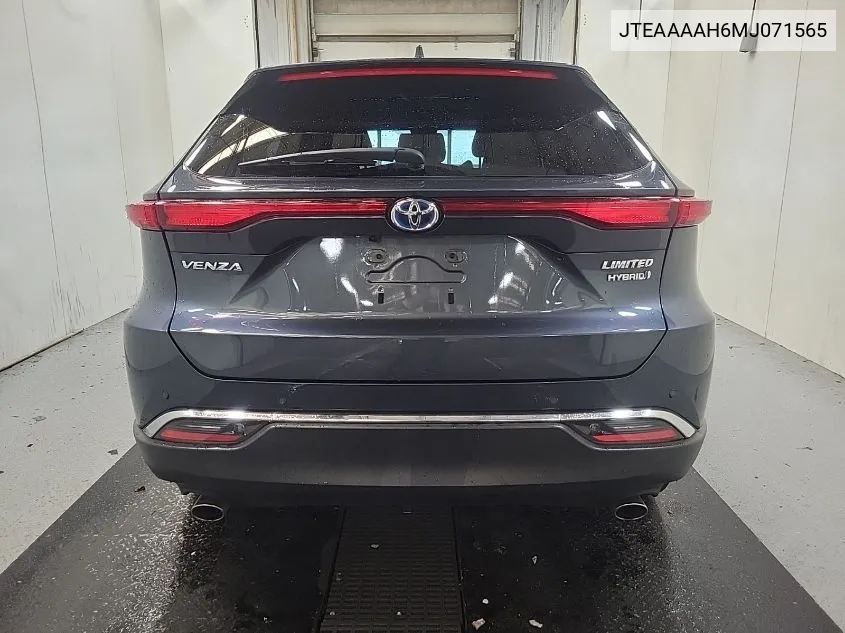 2021 Toyota Venza Le/Xle/Limited VIN: JTEAAAAH6MJ071565 Lot: 40302821