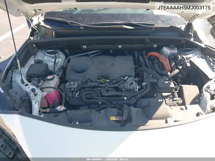 JTEAAAAH5MJ003175 2021 Toyota Venza Limited