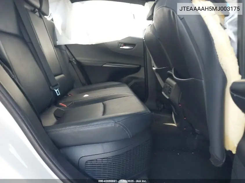 JTEAAAAH5MJ003175 2021 Toyota Venza Limited