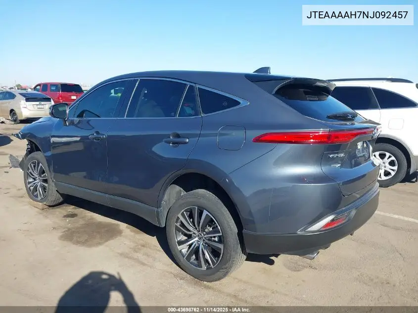 JTEAAAAH7NJ092457 2022 Toyota Venza Le