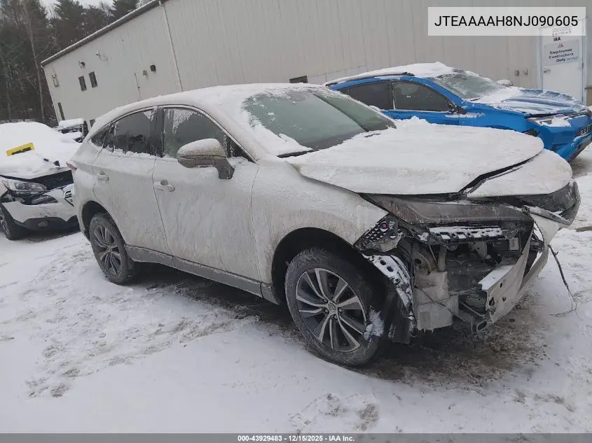 JTEAAAAH8NJ090605 2022 Toyota Venza Le