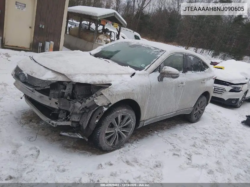JTEAAAAH8NJ090605 2022 Toyota Venza Le
