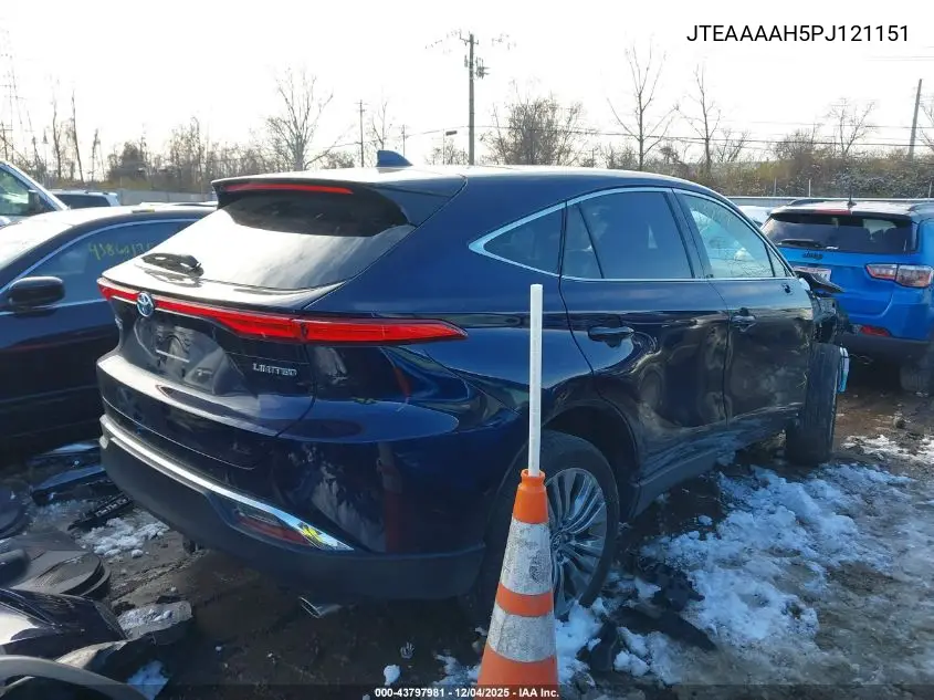 JTEAAAAH5PJ121151 2023 Toyota Venza Limited