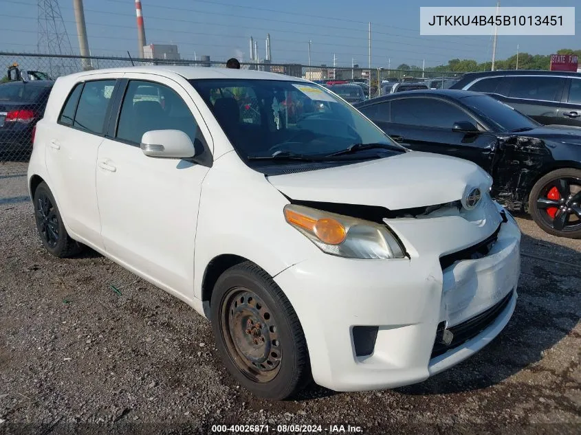 JTKKU4B45B1013451 2011 Scion Xd