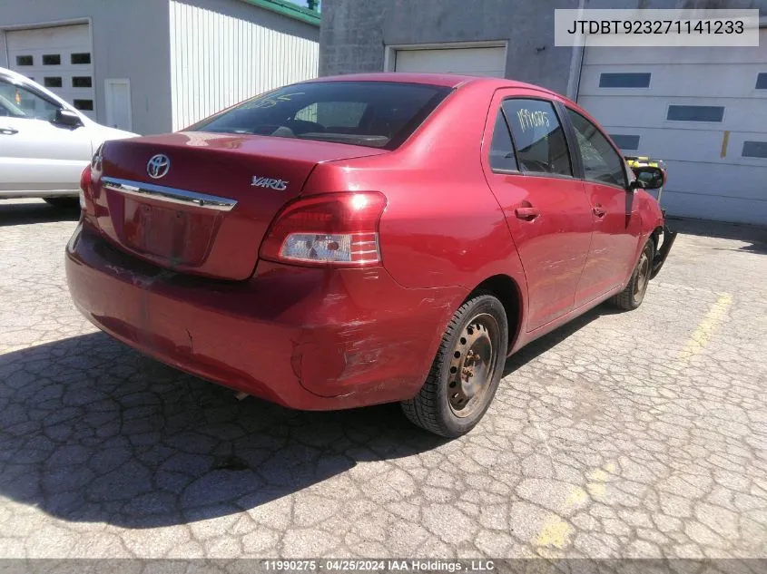 JTDBT923271141233 2007 Toyota Yaris