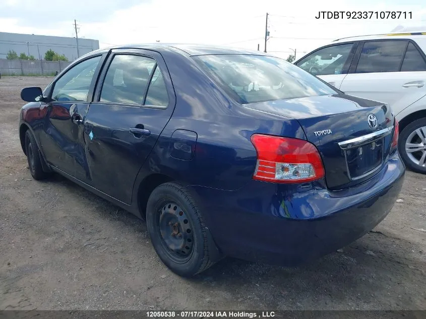 JTDBT923371078711 2007 Toyota Yaris