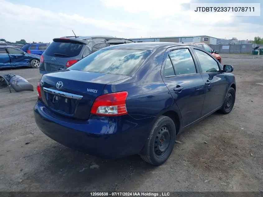 JTDBT923371078711 2007 Toyota Yaris