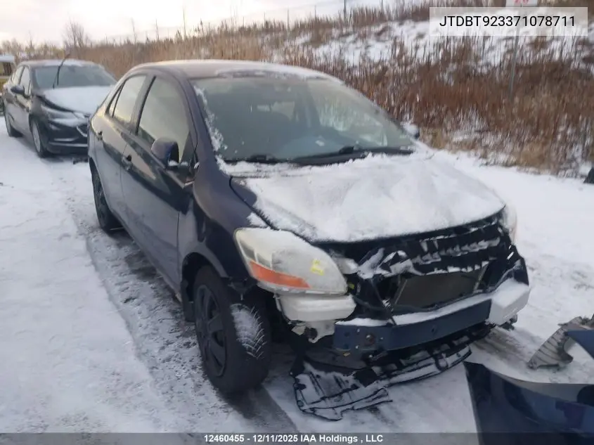 JTDBT923371078711 2007 Toyota Yaris